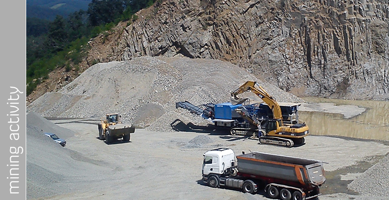 Mining activity